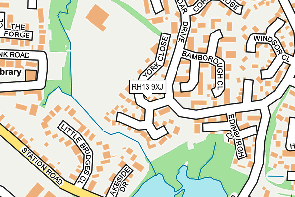 RH13 9XJ map - OS OpenMap – Local (Ordnance Survey) RH13 9XJ map - OS OpenMap – Local (Ordnance Survey)