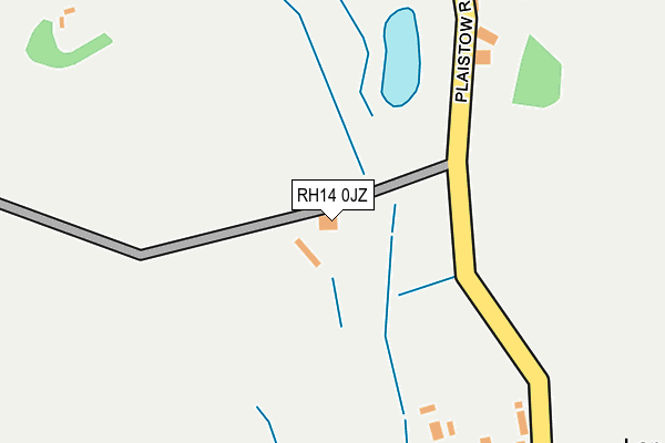 RH14 0JZ map - OS OpenMap – Local (Ordnance Survey) RH14 0JZ map - OS OpenMap – Local (Ordnance Survey)