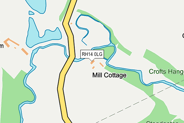 RH14 0LG map - OS OpenMap – Local (Ordnance Survey) RH14 0LG map - OS OpenMap – Local (Ordnance Survey)