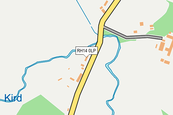 RH14 0LP map - OS OpenMap – Local (Ordnance Survey) RH14 0LP map - OS OpenMap – Local (Ordnance Survey)
