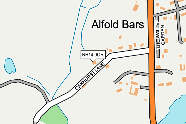 RH14 0QR map - OS OpenMap – Local (Ordnance Survey) RH14 0QR map - OS OpenMap – Local (Ordnance Survey)
