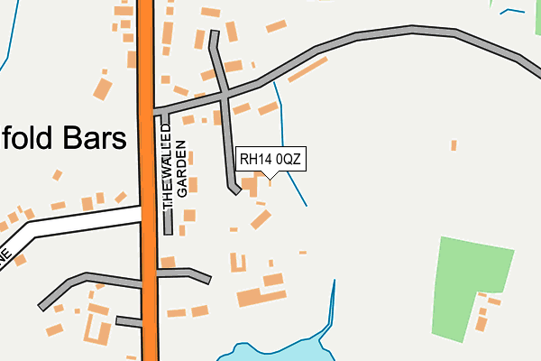 RH14 0QZ map - OS OpenMap – Local (Ordnance Survey) RH14 0QZ map - OS OpenMap – Local (Ordnance Survey)