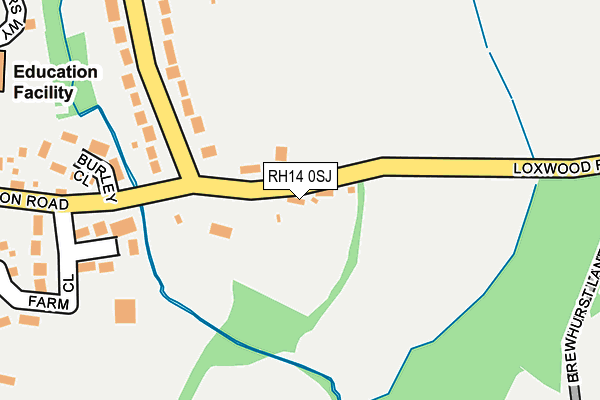 RH14 0SJ map - OS OpenMap – Local (Ordnance Survey) RH14 0SJ map - OS OpenMap – Local (Ordnance Survey)