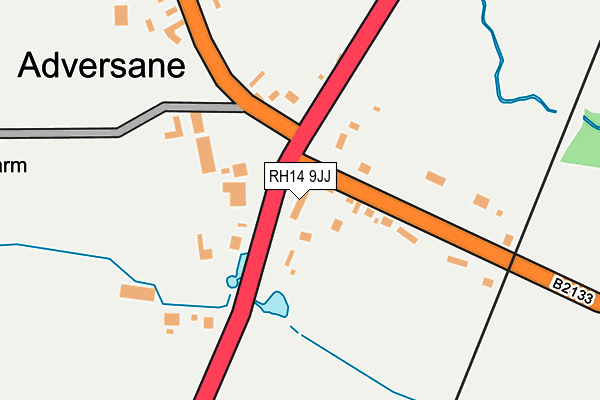 RH14 9JJ map - OS OpenMap – Local (Ordnance Survey) RH14 9JJ map - OS OpenMap – Local (Ordnance Survey)