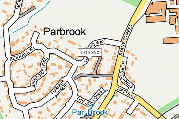 RH14 9NX map - OS OpenMap – Local (Ordnance Survey) RH14 9NX map - OS OpenMap – Local (Ordnance Survey)