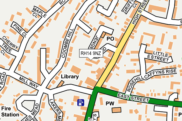 RH14 9NZ map - OS OpenMap – Local (Ordnance Survey) RH14 9NZ map - OS OpenMap – Local (Ordnance Survey)