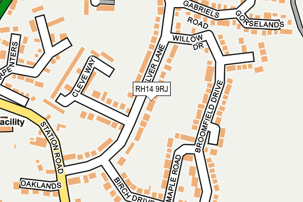 RH14 9RJ map - OS OpenMap – Local (Ordnance Survey) RH14 9RJ map - OS OpenMap – Local (Ordnance Survey)