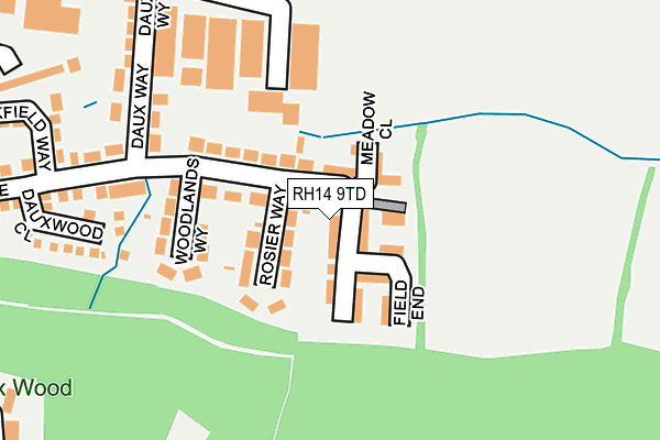 RH14 9TD map - OS OpenMap – Local (Ordnance Survey) RH14 9TD map - OS OpenMap – Local (Ordnance Survey)