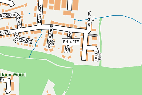 RH14 9TE map - OS OpenMap – Local (Ordnance Survey) RH14 9TE map - OS OpenMap – Local (Ordnance Survey)