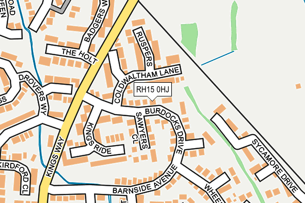 RH15 0HJ map - OS OpenMap – Local (Ordnance Survey) RH15 0HJ map - OS OpenMap – Local (Ordnance Survey)