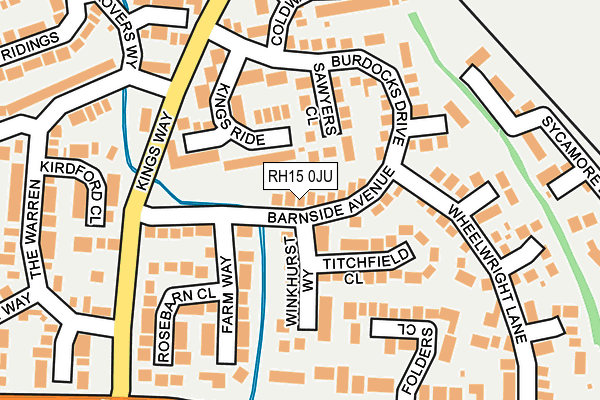 RH15 0JU map - OS OpenMap – Local (Ordnance Survey) RH15 0JU map - OS OpenMap – Local (Ordnance Survey)