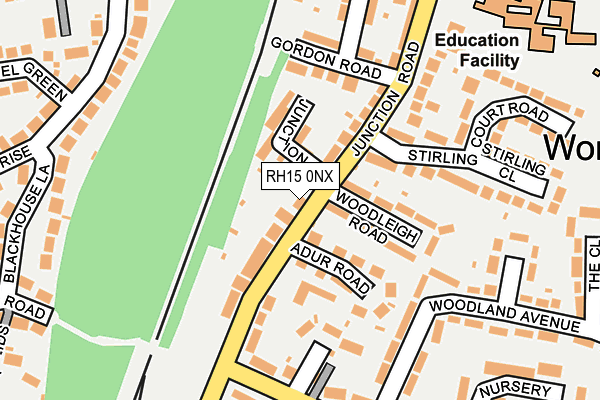 RH15 0NX map - OS OpenMap – Local (Ordnance Survey) RH15 0NX map - OS OpenMap – Local (Ordnance Survey)