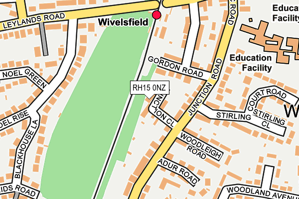 RH15 0NZ map - OS OpenMap – Local (Ordnance Survey) RH15 0NZ map - OS OpenMap – Local (Ordnance Survey)
