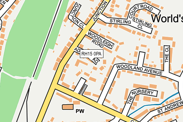 RH15 0PA map - OS OpenMap – Local (Ordnance Survey) RH15 0PA map - OS OpenMap – Local (Ordnance Survey)