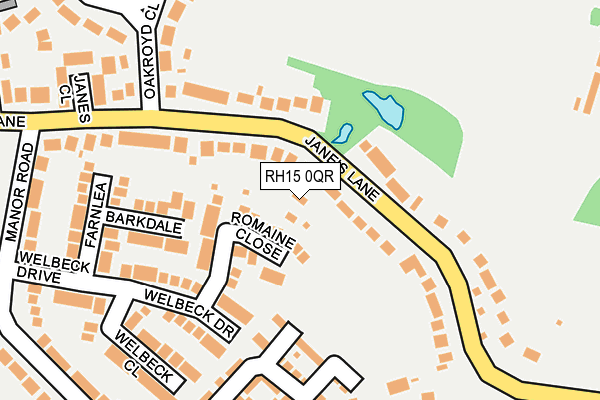 RH15 0QR map - OS OpenMap – Local (Ordnance Survey) RH15 0QR map - OS OpenMap – Local (Ordnance Survey)