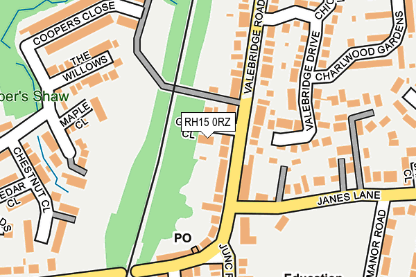 RH15 0RZ map - OS OpenMap – Local (Ordnance Survey) RH15 0RZ map - OS OpenMap – Local (Ordnance Survey)