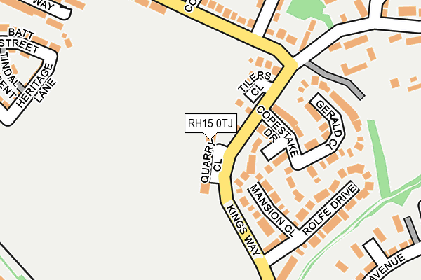 RH15 0TJ map - OS OpenMap – Local (Ordnance Survey) RH15 0TJ map - OS OpenMap – Local (Ordnance Survey)