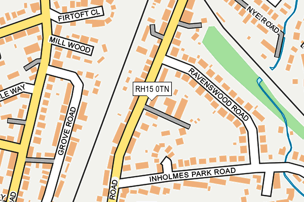 RH15 0TN map - OS OpenMap – Local (Ordnance Survey) RH15 0TN map - OS OpenMap – Local (Ordnance Survey)