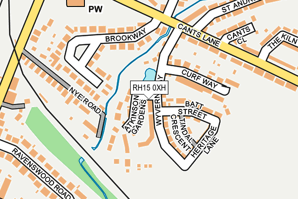 RH15 0XH map - OS OpenMap – Local (Ordnance Survey) RH15 0XH map - OS OpenMap – Local (Ordnance Survey)