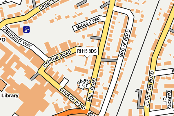 RH15 8DS map - OS OpenMap – Local (Ordnance Survey) RH15 8DS map - OS OpenMap – Local (Ordnance Survey)