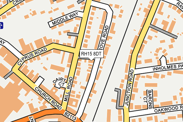 RH15 8DT map - OS OpenMap – Local (Ordnance Survey) RH15 8DT map - OS OpenMap – Local (Ordnance Survey)