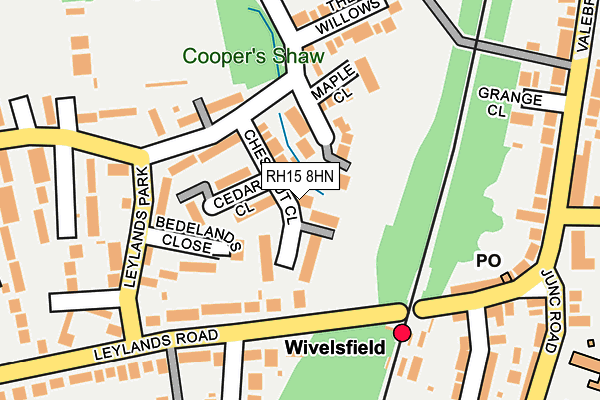 RH15 8HN map - OS OpenMap – Local (Ordnance Survey) RH15 8HN map - OS OpenMap – Local (Ordnance Survey)