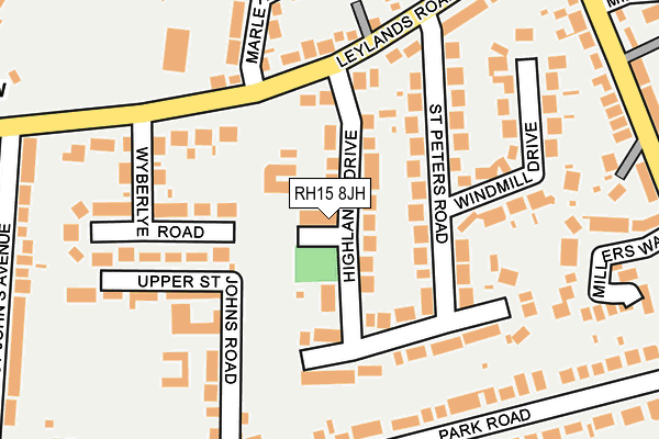 RH15 8JH map - OS OpenMap – Local (Ordnance Survey) RH15 8JH map - OS OpenMap – Local (Ordnance Survey)