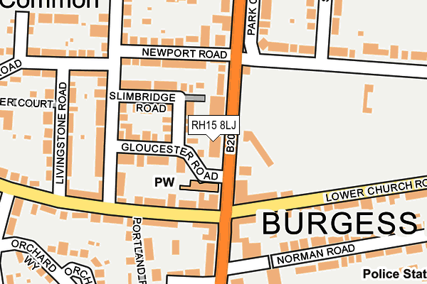 RH15 8LJ map - OS OpenMap – Local (Ordnance Survey) RH15 8LJ map - OS OpenMap – Local (Ordnance Survey)
