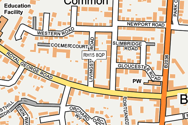 RH15 8QP map - OS OpenMap – Local (Ordnance Survey) RH15 8QP map - OS OpenMap – Local (Ordnance Survey)