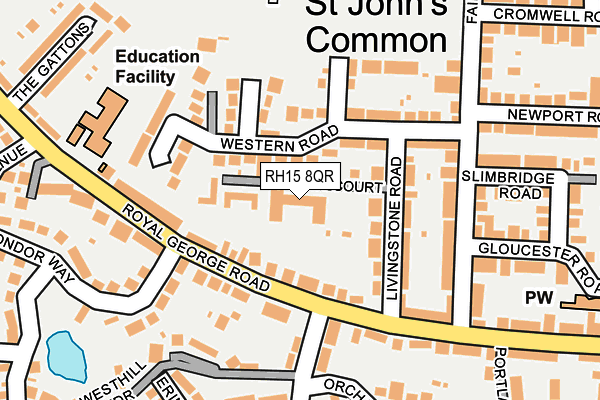 RH15 8QR map - OS OpenMap – Local (Ordnance Survey) RH15 8QR map - OS OpenMap – Local (Ordnance Survey)