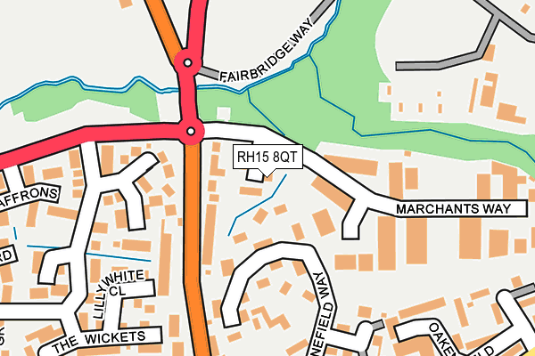 RH15 8QT map - OS OpenMap – Local (Ordnance Survey) RH15 8QT map - OS OpenMap – Local (Ordnance Survey)