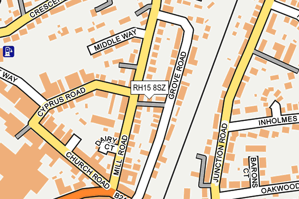 RH15 8SZ map - OS OpenMap – Local (Ordnance Survey) RH15 8SZ map - OS OpenMap – Local (Ordnance Survey)