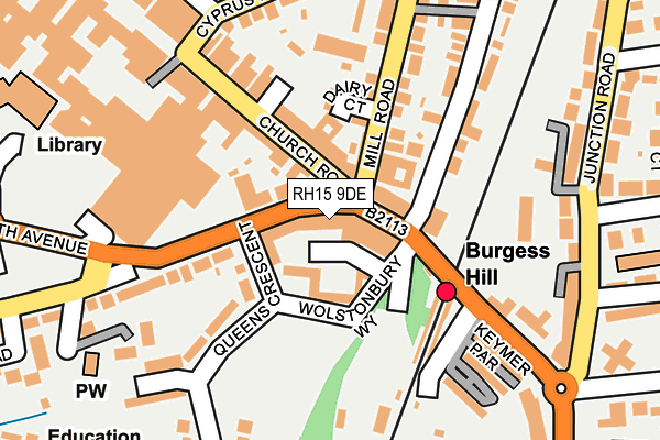 RH15 9DE map - OS OpenMap – Local (Ordnance Survey) RH15 9DE map - OS OpenMap – Local (Ordnance Survey)