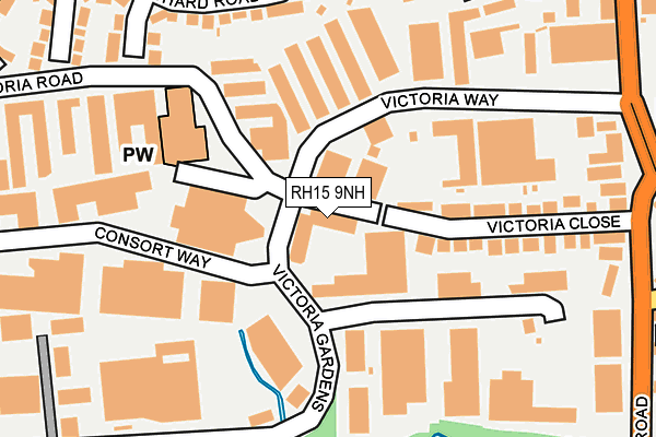 RH15 9NH map - OS OpenMap – Local (Ordnance Survey) RH15 9NH map - OS OpenMap – Local (Ordnance Survey)