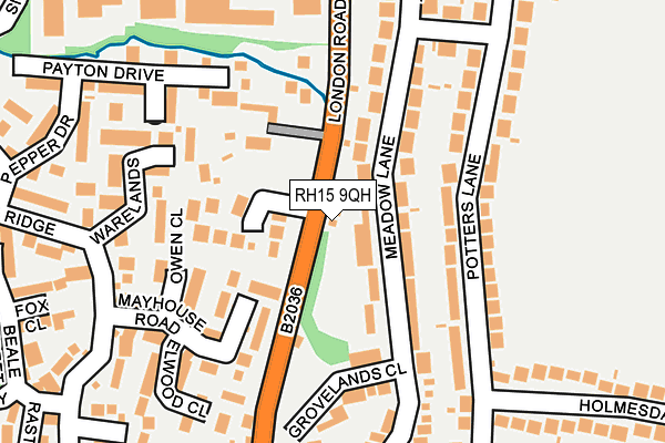 RH15 9QH map - OS OpenMap – Local (Ordnance Survey) RH15 9QH map - OS OpenMap – Local (Ordnance Survey)