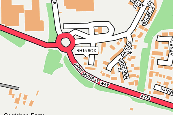RH15 9QX map - OS OpenMap – Local (Ordnance Survey) RH15 9QX map - OS OpenMap – Local (Ordnance Survey)