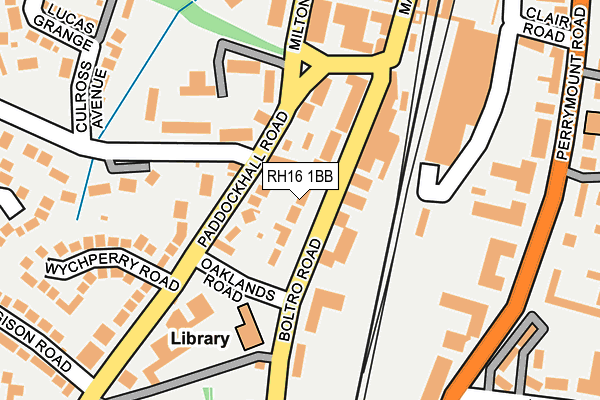 RH16 1BB map - OS OpenMap – Local (Ordnance Survey) RH16 1BB map - OS OpenMap – Local (Ordnance Survey)