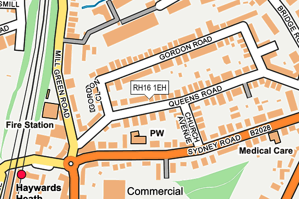 RH16 1EH map - OS OpenMap – Local (Ordnance Survey) RH16 1EH map - OS OpenMap – Local (Ordnance Survey)