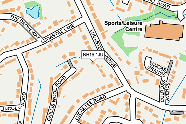 RH16 1JU map - OS OpenMap – Local (Ordnance Survey) RH16 1JU map - OS OpenMap – Local (Ordnance Survey)