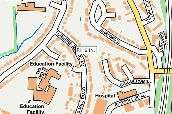 RH16 1NJ map - OS OpenMap – Local (Ordnance Survey) RH16 1NJ map - OS OpenMap – Local (Ordnance Survey)