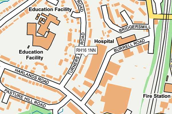 RH16 1NN map - OS OpenMap – Local (Ordnance Survey) RH16 1NN map - OS OpenMap – Local (Ordnance Survey)