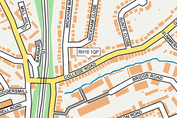 RH16 1QP map - OS OpenMap – Local (Ordnance Survey) RH16 1QP map - OS OpenMap – Local (Ordnance Survey)