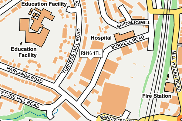 RH16 1TL map - OS OpenMap – Local (Ordnance Survey) RH16 1TL map - OS OpenMap – Local (Ordnance Survey)