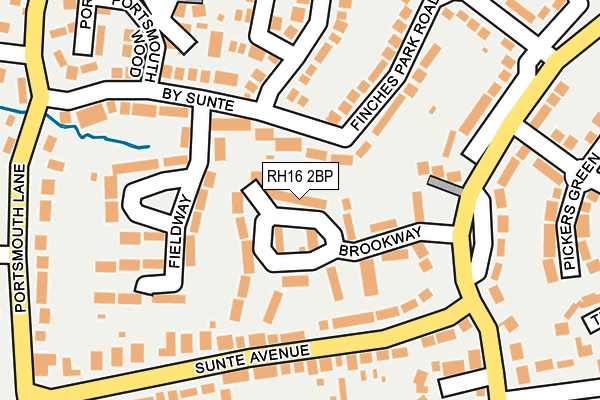 RH16 2BP map - OS OpenMap – Local (Ordnance Survey) RH16 2BP map - OS OpenMap – Local (Ordnance Survey)