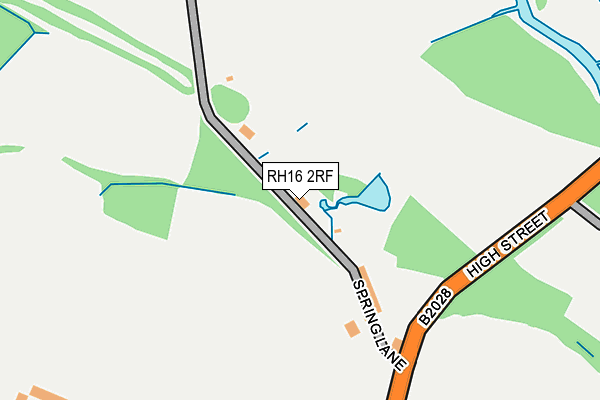 RH16 2RF map - OS OpenMap – Local (Ordnance Survey) RH16 2RF map - OS OpenMap – Local (Ordnance Survey)
