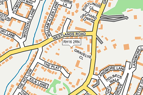 RH16 2RN map - OS OpenMap – Local (Ordnance Survey) RH16 2RN map - OS OpenMap – Local (Ordnance Survey)