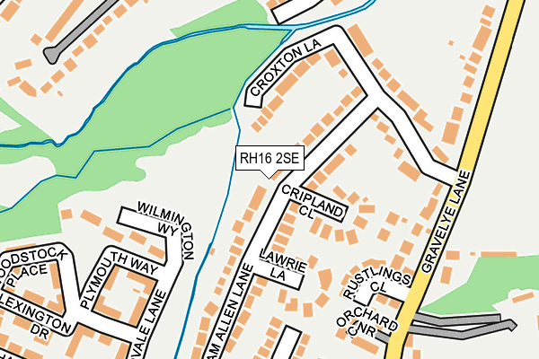 RH16 2SE map - OS OpenMap – Local (Ordnance Survey) RH16 2SE map - OS OpenMap – Local (Ordnance Survey)
