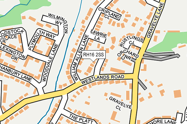RH16 2SS map - OS OpenMap – Local (Ordnance Survey) RH16 2SS map - OS OpenMap – Local (Ordnance Survey)