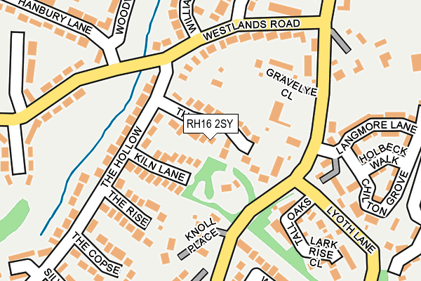RH16 2SY map - OS OpenMap – Local (Ordnance Survey) RH16 2SY map - OS OpenMap – Local (Ordnance Survey)