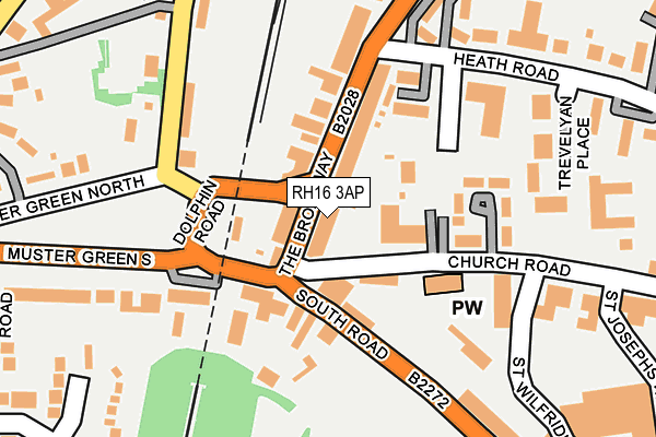 RH16 3AP map - OS OpenMap – Local (Ordnance Survey) RH16 3AP map - OS OpenMap – Local (Ordnance Survey)